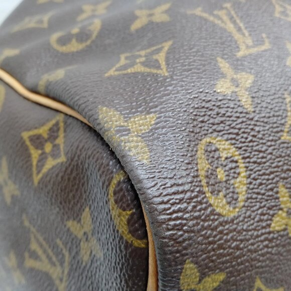 Authentic Louis Vuitton LV Boston Bag Keepall 60 Brown Monogram mn468-120825 - Picture 6 of 9